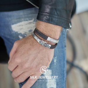 362BBR Silk armband