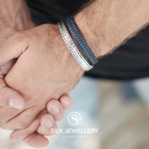 362BBU Silk armband