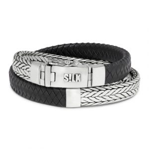 362BLK Silk armband