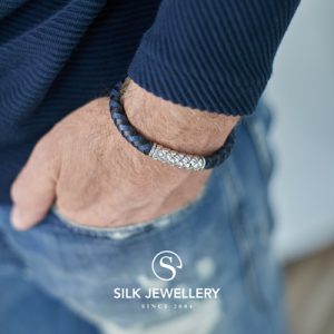 423BBU Silk armband