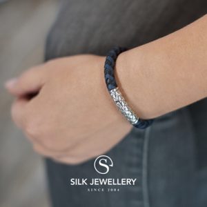 423BBU Silk armband