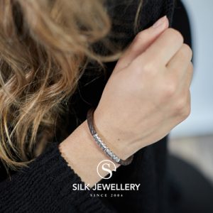 427BRN Silk armband
