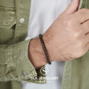 427BRN Silk armband