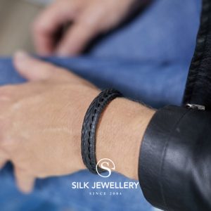 742BLK Silk armband