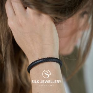 853BLK Silk armband