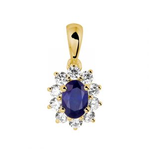 040-10161K Hanger Zirkonia en Saffier