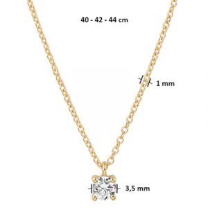 040-22509K Collier Zirkonia