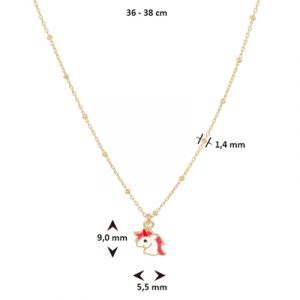 040-22511K Collier Eenhoorn