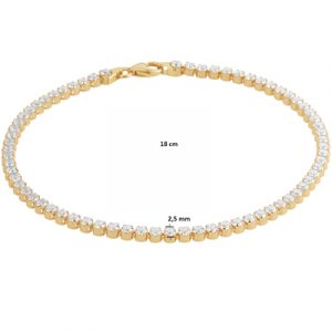 040-22613K Tennisarmband Zirkonia