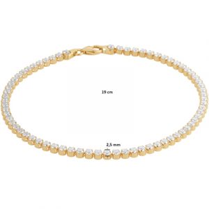 040-22875K Tennisarmband zirkonia GG