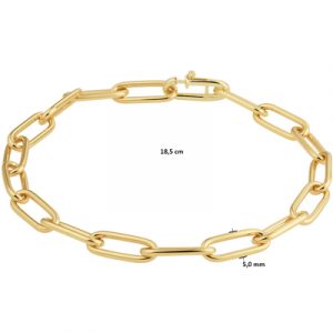 040-22877K Armband c.f.e. massief GG