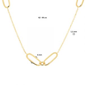 040-23026K Collier paperclip GG