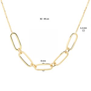 040-23027K Collier paperclip GG