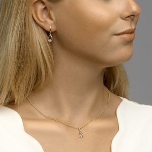 040-23035K Oorhangers zirkonia
