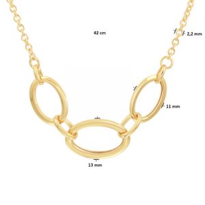 040-23116K Collier Ovaal GG