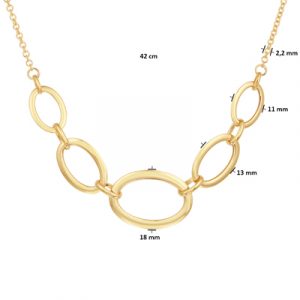 040-23117K Collier Ovaal GG