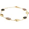 040-23146K Armband zwart rutiel en onyx GG