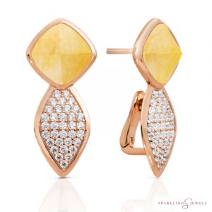 EAR06-G30 Sparkling Jewels Kwarts