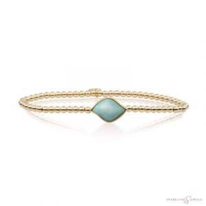 SB-G-3MM-BSG12 Sparkling Jewels Armband
