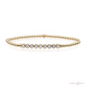 SB-G-3MM-TB01 Sparkling Jewels Armband