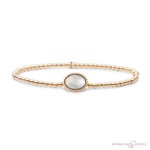 SB-G-3MM-TP01 Sparkling Jewels Armband