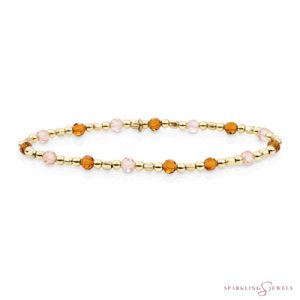 SB-G-MIX-SQ05 Sparkling Jewels Armband