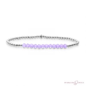 SB-GEM41-3MM-LINE Sparkling Jewels Armband