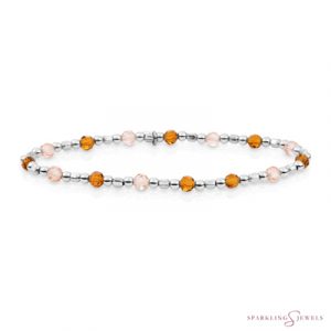 SB-S-MIX-SQ05 Sparkling Jewels Armband