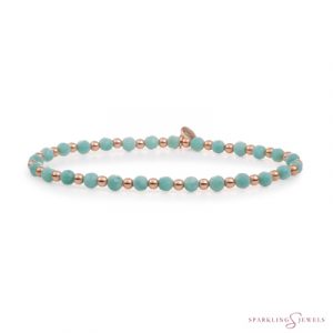SBRG-GEM12-3MM-MIX Sparkling Jewels Armband