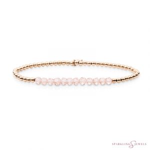SBRG-GEM42-3MM-LINE Sparkling Jewels Armband