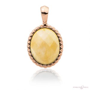 SPRG21-G30 Sparkling Jewels Pendant Jade